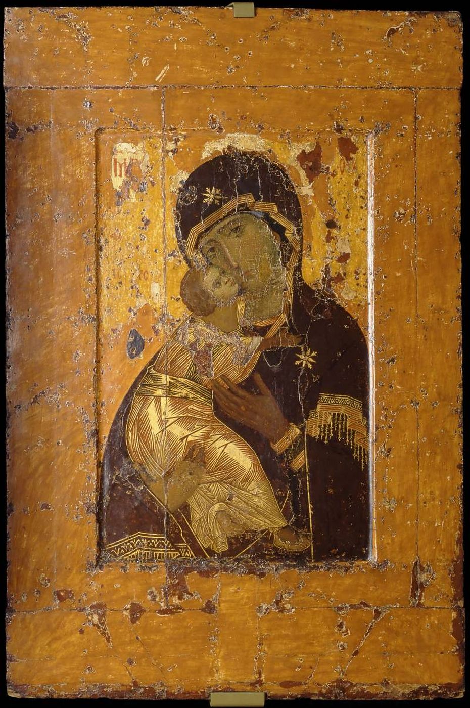 L'icona della Madre di Dio di Vladimir oggi custodita alla Galleria Tret'jakov di Mosca