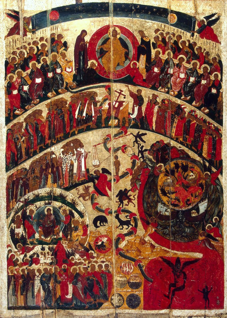 Giudizio Universale, tempera all’uovo su tavola, Russia, Arkhangelsk, 163x118 cm, prima metà del XVI secolo