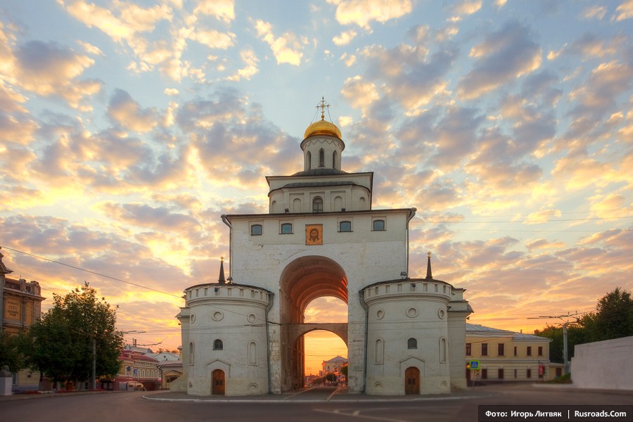 Golden Gates, Vladimir Photo: Igor Litviak. Entire project: «Golden Gates, Vladimir» / Russian Roads.