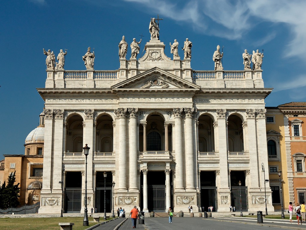 La basilica di San Giovanni in Laterano a Roma, che ha ospitato il concerto